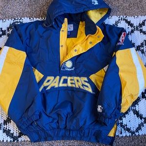 INDIANA PACERS THROWBACK STARTER COAT NBA